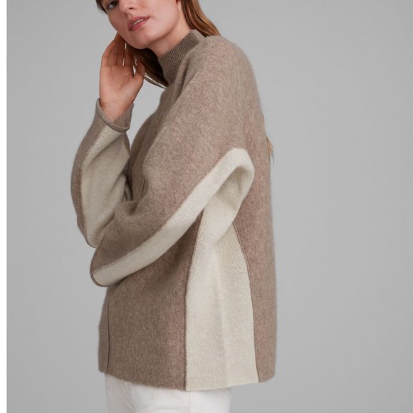 Club Monaco CASHMERE DoubleFace Mockneck sweater XS - Picture 3 of 9